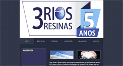 Desktop Screenshot of 3riosresinas.com.br